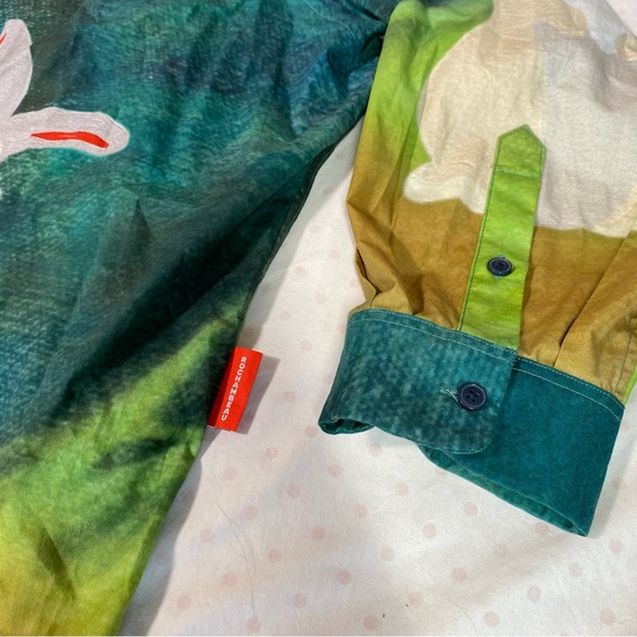 Rochambeau Yves Scherer Button Up Long Sleeve Shirt Disney Thumper RARE - Picture 4 of 11